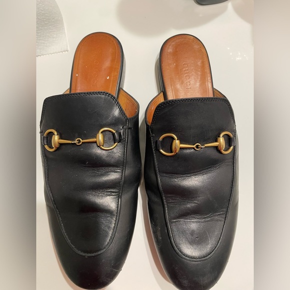 Gucci Shoes - Gucci Mules Black Size 38.5 / 8.5